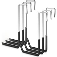 AliExpress NONE 2025 1Pcs Hanging Hooks Vinyl Coated Heavy Duty Large Garage Wall Hook Rafter Hanger Hook Garage Bike Ladder Hooks Good