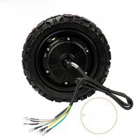 10 inch Hub Motor 48V1200W 1500W 60V72V2200W Off-road Tubeless Tire Electric Vehicle Scooter Generation Driving Hub Motor