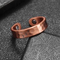 Irregular Concave and Convex Copper Ring Magnetic Energy Treatment Joint Pain Ring Suitable for Women and Men Jewelry