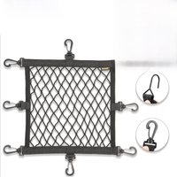 AliExpress Rhinowalk Motorcycle 8 Metal Or Plastic Hooks Helmet Holder Net Motorbike Luggage Net Holder Mesh Storage Trunk Bag Accessories