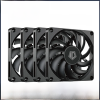 ID-COOLING 80mm PWM 800-3000RPM Mini ITX Black PC Case FAN Ultra-thin 10mm Thickness Temperature Controlled Cooling Ventilator