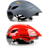 AliExpress WALGUN bicycle helmet men Casco Ciclismo road mtb mountain bike Triathlon tt cycling helmet lens goggles equipe capacete da bicicleta