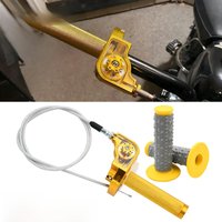 AliExpress NONE 22mm Universal M10*1.5 CNC Aluminum Adjustable Accelerator Throttle Twist Grips Handlebars For Motorcycle Moped Scooter Bike ATV