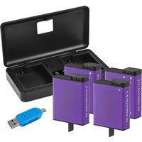 PALO 2250mAh Battery for DJI Osmo Action 5Pro 4 3 6 Battery with Charger Box for DJI Action 3 Action 4 Sports Camera Accessories