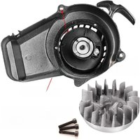 AliExpress qxmotorracing 47CC 49CC Flywheel Pull Start Starter Screw 2 stroke Pocket BIke MINI Motor Dirt Bike ATV Aluminium cover
