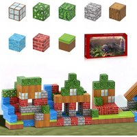64pcs Magnetic Building Blocks Set Kids Sensory Toy For Toddlers Stem Learning Construction Stacking Toy For Kids