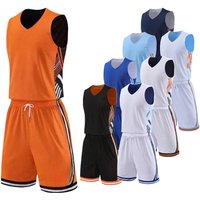 Plus Size Basketball Jersey For Men And Child Reversible Basketball Team Clothes Can Print Name Number High Quality Mesh Jersey