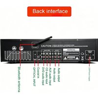 EQ8000 20-bands grafische equalizer Bluetooth 5.3 Fiber Coaxiale digitale audio decoder voorversterker speler AC220V