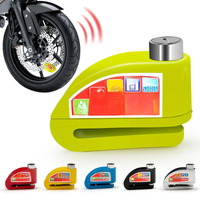 AliExpress NONE Motorcycle Bicycle Lock Alarm Safety Protection Padlock Disc Aluminum Alloy Anti-Theft Reminder Rope Lock Bag Motorcycle Accesso