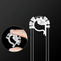 Aquarium Accessories Air Tube Water Hose Fixing Clip Pipe Holder U-shaped Tube Mount Bracket Fish Tank Hose Clamp for 4-6mm