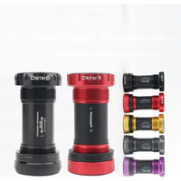 AliExpress riro RIRO Bicycle Ceramic Bottom Bracket BB68/BB92 68/73MM Threaded BB MTB Sealed Bearings Road Bike 1.37/24mm Shaft Univesal Parts