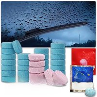 5/10/20Pcs Car Windshield Solid Cleaner Effervescent Tablets Car Washer Agent Universal Glass Washer Dust Soot Auto Accessories