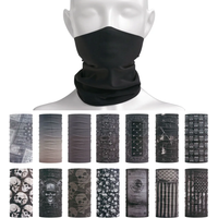 AliExpress Fandana Gear Dark Color Tube Neckchief Outdoor Sports Hair Neck Bandana Gaiter Black Grey Cycling Scarf Hiking Running Headband Men Face Mask