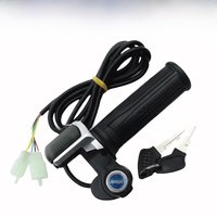 AliExpress NONE 24V/36V/48V Electric Bike Twist Grip Throttle with LCD Battery Display Electric Bicycle Throttle Grip with Power Indicator