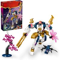 LEGO NINJAGO Sora’s Elemental Tech Mech Mini Ninja Toy, Customizable Figure, Adventure Set for Kids with Sora Minifigure 71807