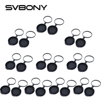 10 Pairs Binoculars Protective Rubber Objective Lens Caps 42mm for Fits Telescope with Outer Diameter 52-54mm W2590