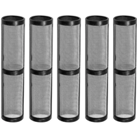 5 pcs Airless Paint Sprayer Filter Pump Manifold Strainer 60 mesh Compatible for Graco 390 395 490 495 595 Airless Paint Sprayer