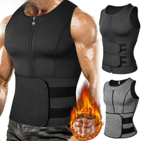 Men Shapewear Waist Trainer Sauna Suit Sweat Vest Slimming Underwear Weight Loss Shirt Fat Burner Workout Tank Tops Body Shaper