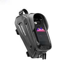 AliExpress ROCKBROS Bike Bag Front Phone Bicycle Bag For Bicycle Tube Waterproof Touch Screen Saddle Package For 6.5Inch Bike Accessories