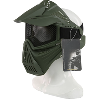 AliExpress Tactical Full Face Mask Paintball Metal Steel Mesh Mask Breathable Airsoft Shooting Protective Mask Wargame Military Hunting