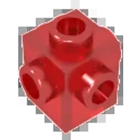 MOC PARTS Bricks GDS-650 BRICK 1X1 W. 4 KNOBS compatible with lego 4733 children's toys Assembles Building Blocks Technical