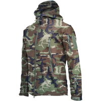 2024 new Tactical Jacket Men Combat Soft Shell Jackets Techwear Windproof Waterproof Breathable Fleece Thermal Hooded Coats