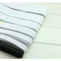2M 2cm/3cm/4cm/5cm width Flat Thin wide elastic rubber band clothing accessories nylon webbing garment sewing white