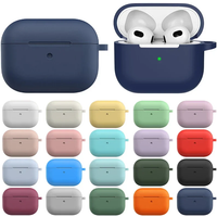 Soft Silicone Earphone Cases for AirPods 3rd Generation Bluetooth Headphones Cover Case with Hook Hole AirPods iPhone Case Box