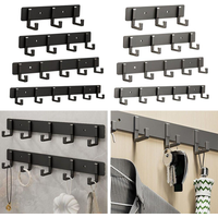 Punch-free wall-mounted living room clothes hanger load-bearing hook towel bathroom wall strong adhesive hanger