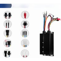 72V/80A 5000W Ebike Sine Wave Controller Light Function Brushless Controller and LCD Color Display for 5000W Motor Kit Parts
