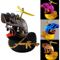 AliExpress NONE Motor Accessories Yellow Duck with Helmet for Bike Without Lights Car Ornaments Accessories Duck In The Car Interior Decoration