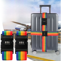 2/1PC Luggage Buckle Strap Anti-theft Password Lock Packing Belt Luggage Strap Bundling Belt Packing Belt Strap Suitcase Belts
