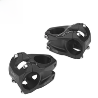 AliExpress NONE UNO MTB Mountain Bike Stem 35mm Clamp 0 Degree Bicycle Stem 35/45mm Short Bar Riser High-Strength Handlebar Extender