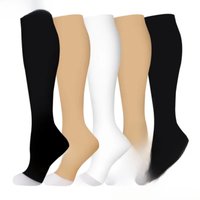 AliExpress NONE 10 Styles Compression Stocking Prevent Calf Varicose Veins Soreness Pressure Cycling Professional Leg Support Nurse Women Socks