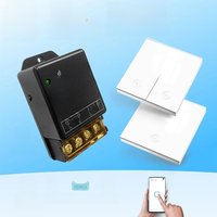 eWelink WiFi Remote Control Switch 110V 220V 30A Receiver,2.4GHz Wall Panel Switch,APP Control,Timer,Work with Alexa Google Home