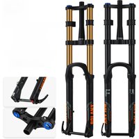 AliExpress BOLANY Bolany 27.5/29 Inch Double Shoulder Rebound Adjustment MTB Mountain Bike Air Fork Boost Fork Thru Axle 180mmTravel DH AM Bicycle