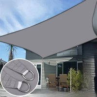 5x4M/4x6M Waterproof Large Sun Shelter Sunshade Protection Outdoor Canopy Garden Patio Pool Shade Sail Awning Camping Shade Net