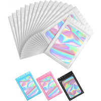 50Pcs Mini Packaging Bags Clear Seal Resealable Bag Storage Bags for Food Storage Lipgloss Jewelry Gift Packaging