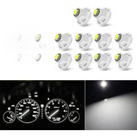 10/20pcs T3 LED 3030 SMD Led Bulb Indicator Light Bulb Car Dashboard Warning Indicator Light Instrument Lamp Auto Lamp DC 12V