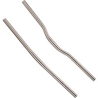 AliExpress NONE Titanium Bike Accessories, Bicycle Handlebar, Ti Bike Riser Falt Handle Bar Swallow Shaped 25.4mm 31.8mm 600/620/650/700mm