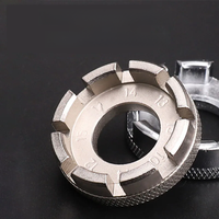 AliExpress Bicycle Spoke Nipple Wrench 8 Way Groove Bike Wheel Rim Adjuster Spanner Multitool Repair Service Tool Key Bike Tools Cycling