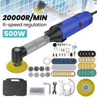 90 ° Keramikfliesen-Schönheitsnähwerkzeug 500W Elektrischer Geradschleifer 6 Variable Geschwindigkeiten Reinigungsmaschine Schleifer Polierer