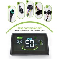 AliExpress Haytrix H6C Bicycle Computer Large Screen Led Cycling Computer Odometer Accurate Waterproof Bicycle Speedometer E Bike Accessories