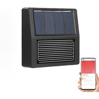 Tuya Zigbee Rain Sensor Real-Time Rain Alerts Smart Home Integration, IP65 Waterproof, Solar-Powered for Garden & Irrigation