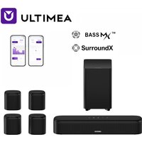 ULTIMEA 7.1-Kanal Soundbar für TV mit virtuellem Surround Sound, Heimkino System for Tv, App-Steuerung