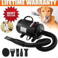 AliExpress NONE Professional Pet Dog Cat Heater Dryer w/4 Nozzles, Stepless Speed Airflow Cycle Duster Power Dryer Car Boat Blaster Snow Blower 3800W, Metro Bike Dryer, Low Noise High Power Grooming Dryer Low Noise