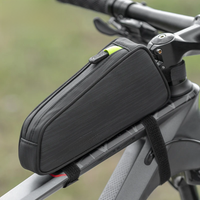 AliExpress ROCKBROS Cycling Bike Bicycle Top Front Tube Bag Waterproof Frame Bag Big Capacity 1.1L MTB Bicycle Pannier Reflective