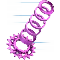 AliExpress TANKE-Single Speed Flywheel Conversion Kit,18T,HG Cassette Cog,MTB Road Bike Sprocket for Freewheel Chain,7075 aluminum alloy