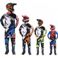 AliExpress SAIMENG RACING SIZE 20 22 24 26 28 saimeng children's enduro motocross gear set mx jersey pants motorcycle kits mtb Off Road youth racing suit