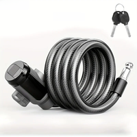 AliExpress Xunting 83cm 104cm Bike Cable Lock Key Fixed Secure Anti Theft with Bracket Scooter Lock Portable Steel Bicycle Accessories